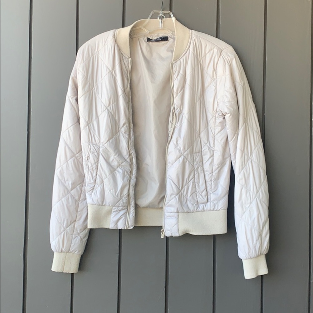 Taupe puffer jacket